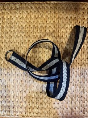 Boys D-ring Striped Belt